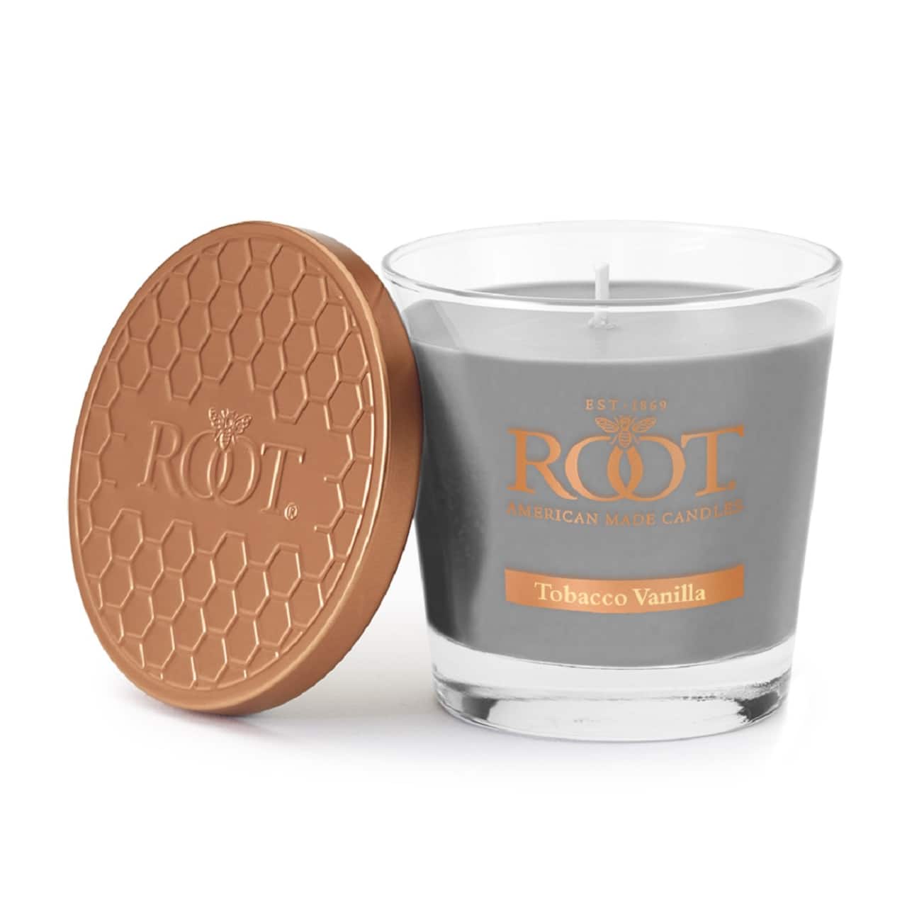 Root Candles 6.3oz. Small Scented Honeycomb Veriglass Jar Candle